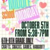Middle School Monday at the Library